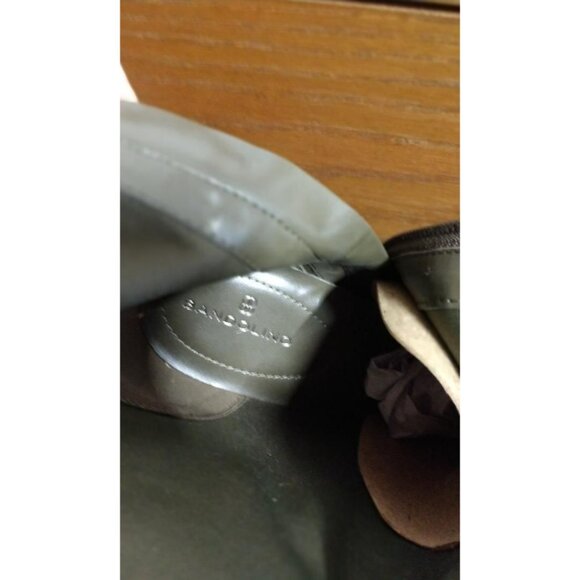 Bandolino Bilya Womens Medium Green Suede Knee-High Boots Size 10M With Buckle D - Picture 8 of 11